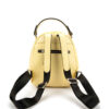 Sac à Dos en Cuir Jaune pour Femme - Modèle Maral