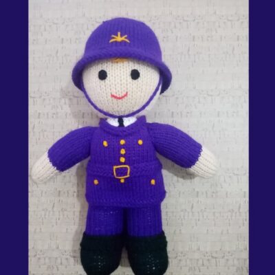 Amigurumi Poupée en Crochet Fait Main – Policier | Jouet en Peluche Doux