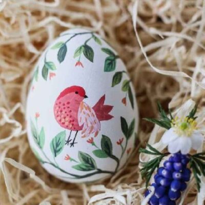 Œuf élégant en céramique pour Haftseen de Nowruz – Roya