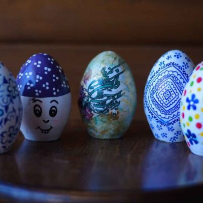 Œufs élégants en céramique pour Haftseen de Nowruz – Rahil