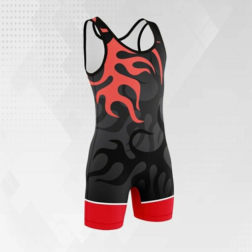 Singlet de Lutte Sans Manches pour Hommes Modèle Fire