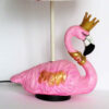 Lampe de table fantaisie – flamant rose en céramique fait main