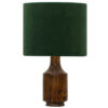 Lampe de table en bois – abat-jour tambour modèle Bella
