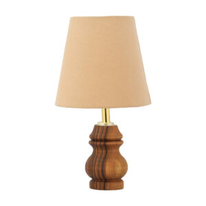Lampe de table en bois – modèle artisanal Sahra
