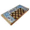 Plateau d'Échecs en Marqueterie Incrustée en Bois Persan Modèle Labe Gerd