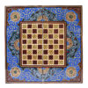 Plateau d'Échecs en Marqueterie en Bois Persan Modèle Shamseh