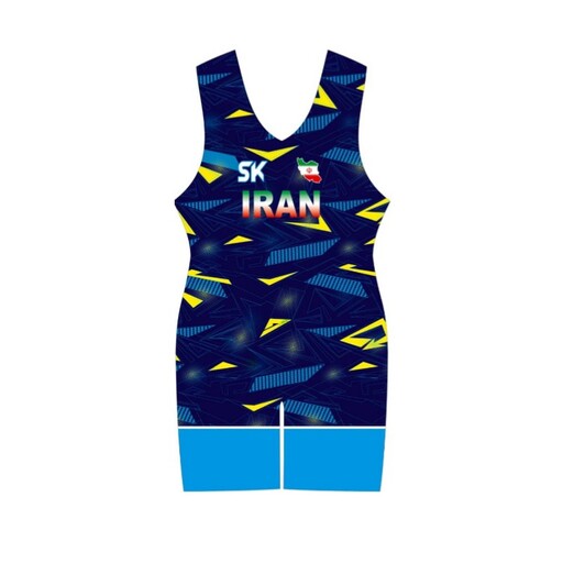 Singlet de Lutte Sans Manches pour Hommes Iranien Modèle Hadi