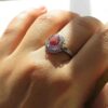 Bague en argent avec améthyste pour femmes Nazi