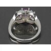 Bague en argent avec améthyste pour femmes Banafshe