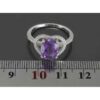 Bague en argent avec améthyste pour femmes Delbar