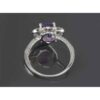 Bague en argent avec améthyste pour femmes Delbar