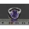 Bague en argent avec améthyste pour femmes Damle