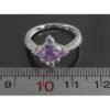 Bague en argent avec améthyste pour femmes Sara