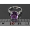 Bague en argent avec améthyste pour femmes Mahshid