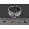 Bague en argent avec améthyste pour femmes Sanaz