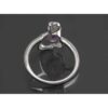 Bague en argent avec améthyste pour femmes
