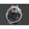 Bague en argent avec améthyste pour femmes Princesse