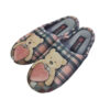 Chaussons Gris Doux pour Femme – Modèle Ours en Peluche