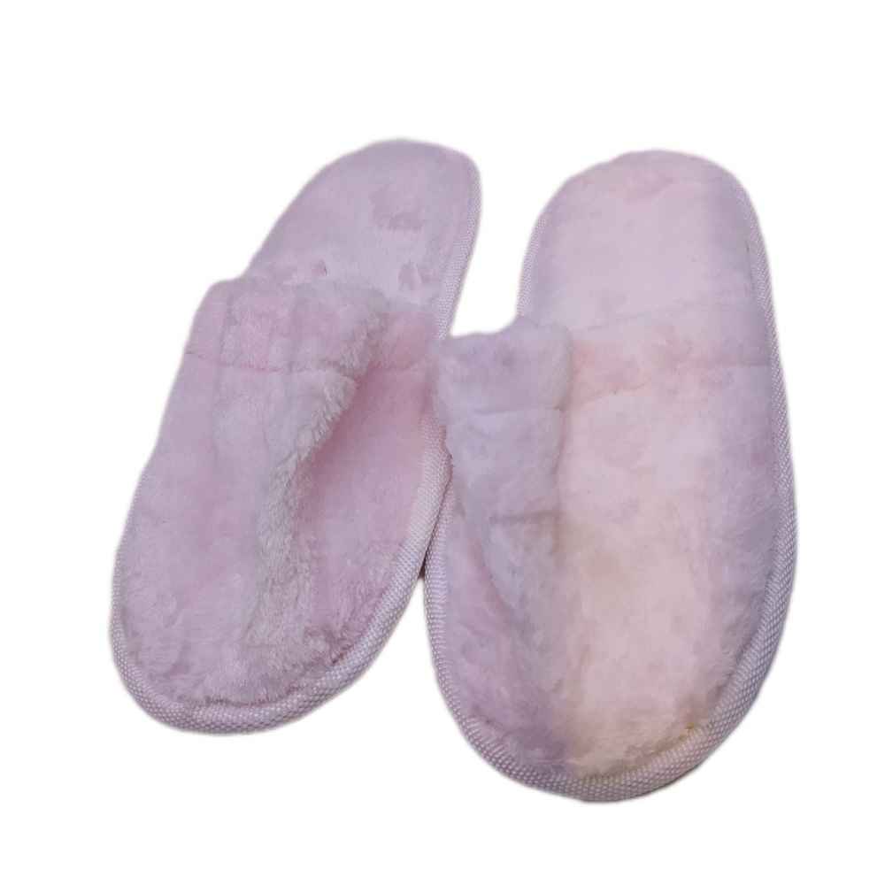 Chaussons Roses Doux en Peluche pour Femme – Modèle Honey