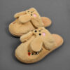 Chaussons Doux en Peluche pour Femmes Modèle Lapin
