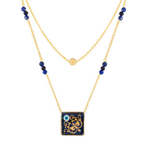 Collier plaqué or persan pour femmes Hengame artistique