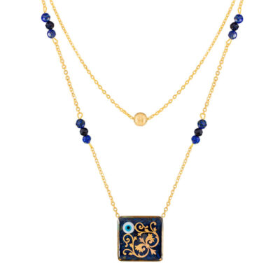 Collier plaqué or persan pour femmes Hengame artistique