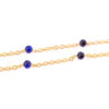 Collier plaqué or persan pour femmes Janan avec œil maléfique