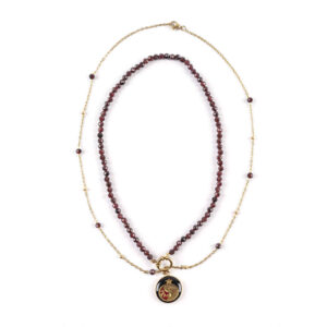 Collier plaqué or persan pour femmes Nazli artistique