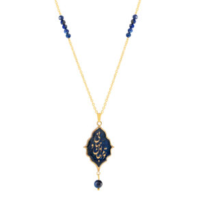 Collier plaqué or persan pour femmes Océan minimaliste