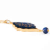 Collier plaqué or persan pour femmes Océan minimaliste