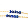 Collier plaqué or persan pour femmes Océan minimaliste