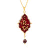 Collier plaqué or persan pour femmes Shakila minimaliste
