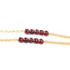 Collier plaqué or persan pour femmes Shakila minimaliste