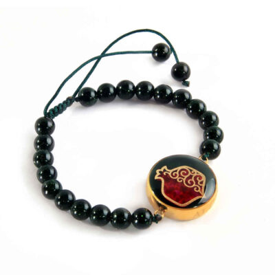 Bracelet Perlé Persan pour Femme – Naar Noir