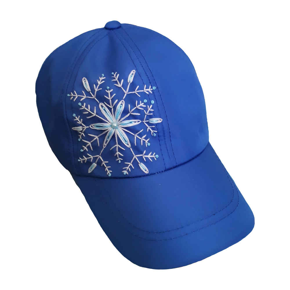 Casquette Brodée Bleue pour Femmes - Modèle Avat