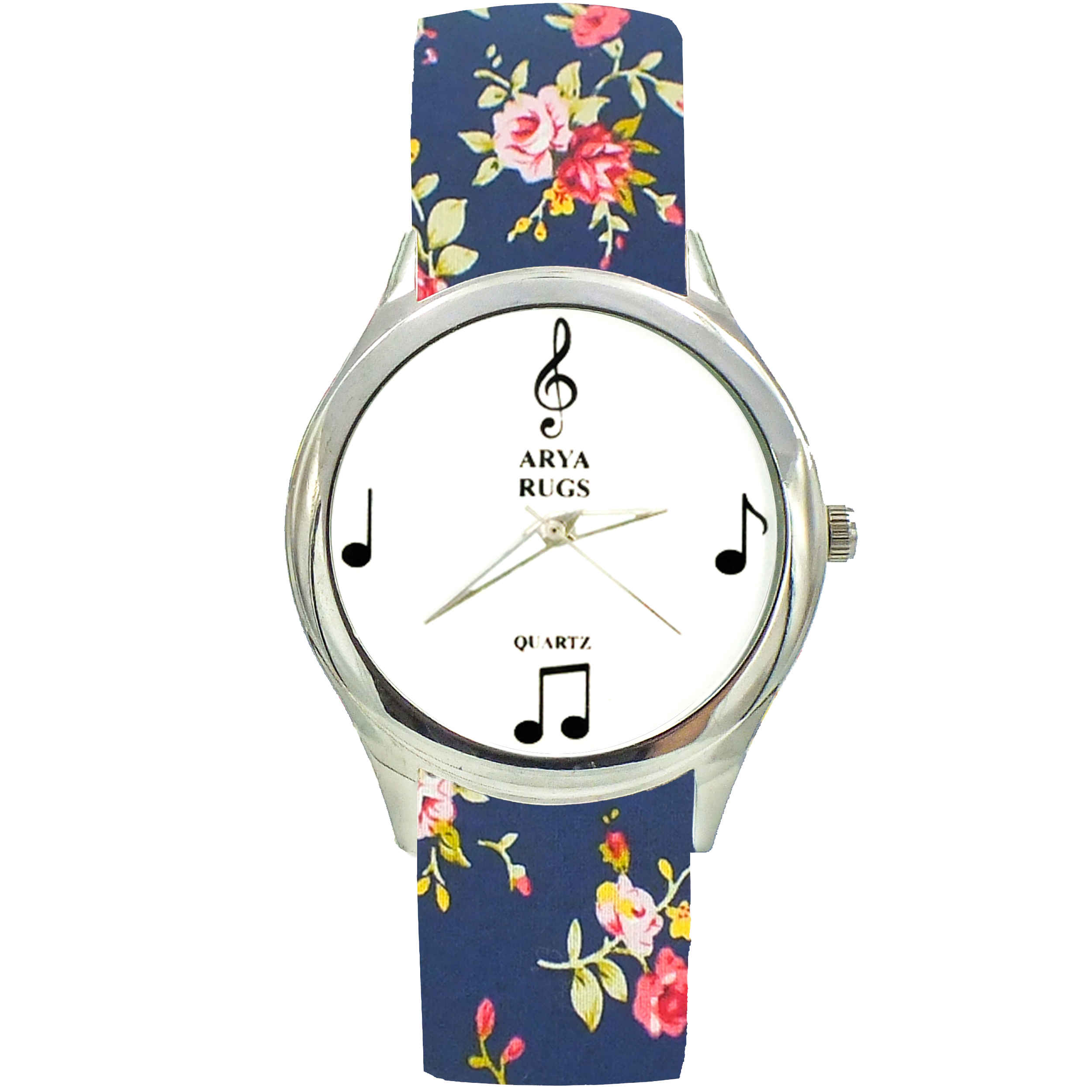 Women's Floral Fabric Scarf Watch - Mohana