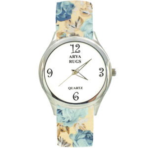Women’s Floral Fabric Scarf Watch – Aram