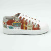 Baskets Imprimées Graffiti – Chaussures Décontractées Chic pour Femme – Modèle Dessin Animé