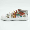 Baskets Imprimées Graffiti – Chaussures Décontractées Chic pour Femme – Modèle Dessin Animé