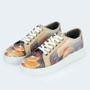 Baskets Imprimées Graffiti – Chaussures Décontractées Chic pour Femme – Modèle Fantaisie