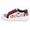 Baskets Imprimées Graffiti – Chaussures Décontractées Chic pour Femme – Modèle Renard