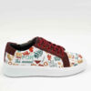 Baskets Imprimées Graffiti – Chaussures Décontractées Chic pour Femme – Modèle Gmoment
