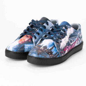 Baskets Imprimées Graffiti – Chaussures Décontractées Chic pour Femme – Modèle Harry Potter