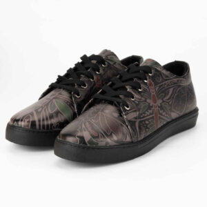 Baskets Imprimées Graffiti – Chaussures Décontractées Chic pour Femme – Modèle Javan