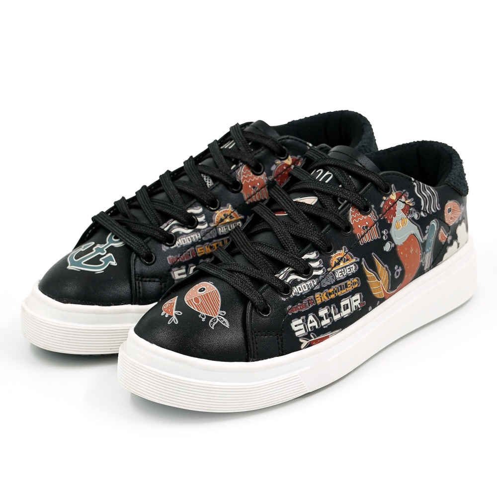 Baskets Imprimées Graffiti – Chaussures Décontractées Chic pour Femme – Modèle Karin