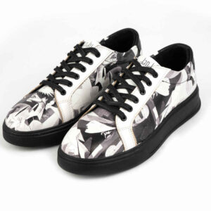 Baskets Imprimées Graffiti – Chaussures Décontractées Chic pour Femme – Modèle Vala