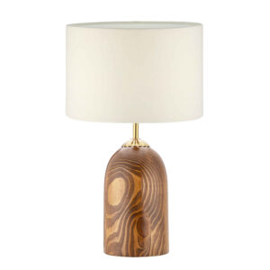Lampe de table en bois – modèle artisanal Farsam