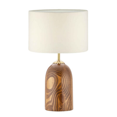Lampe de table en bois – modèle artisanal Farsam