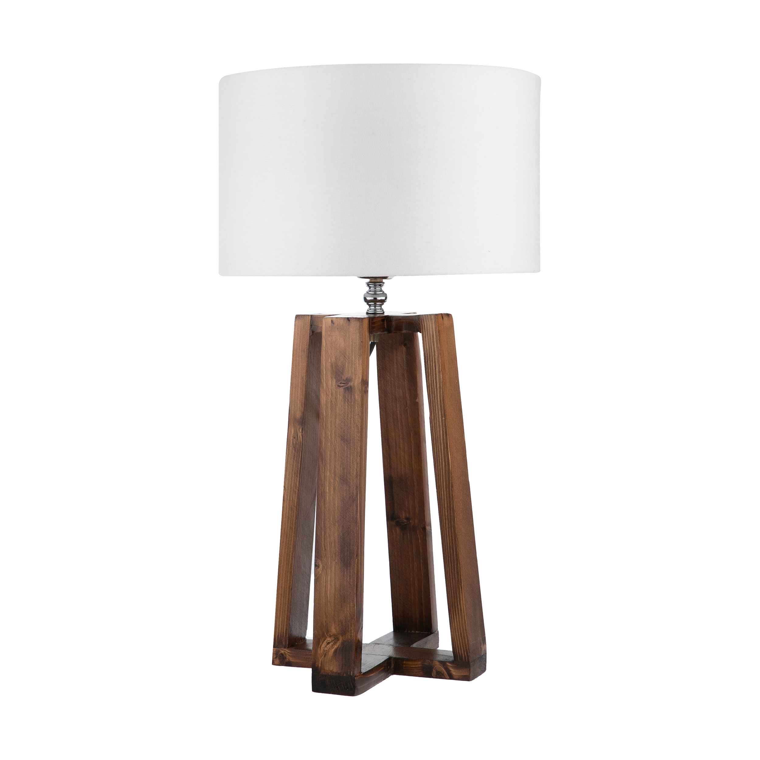 Lampe de table en bois – modèle artisanal Plus
