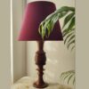 Lampe de table en bois – modèle artisanal Zereshki